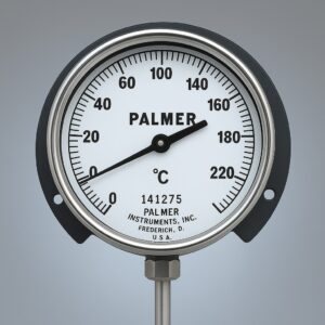 60B & 60C 6 inch Wall or Flush Mount Direct Drive Dial Thermometer | Palmer Wahl