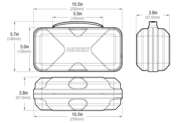 GBC013 EVA Protective Case For Boost Sport + Boost Plus | NOCO - Image 2