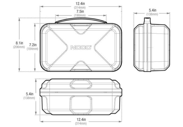 GBC014 EVA Protective Case For Boost HD | NOCO - Image 2