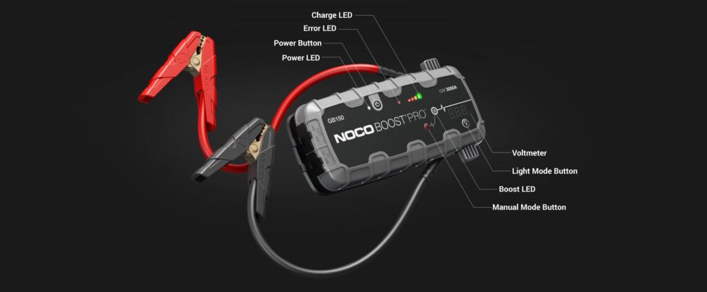 GB150 Boost PRO 3000A UltraSafe Lithium Jump Starter | NOCO - Lint Land LLC