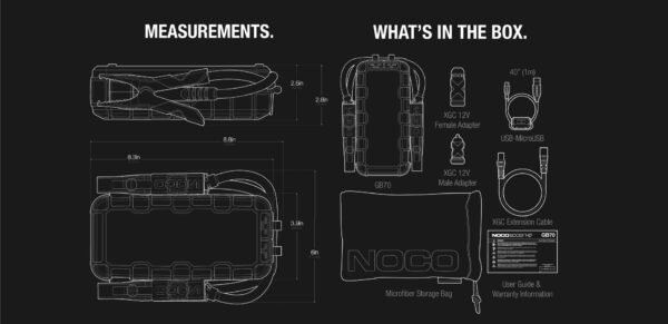 GB70  Boost HD 2000A UltraSafe Lithium Jump Starter | NOCO - Image 2