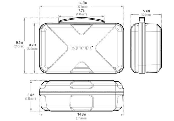 GBC015  EVA Protective Case For Boost PRO | NOCO - Image 3