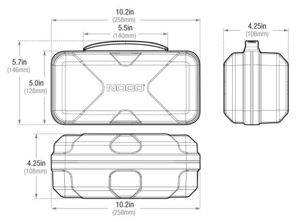 GBC017  EVA Protective Case For Boost XL | NOCO - Image 2