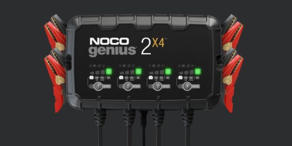 GENIUS2X4 6V/12V 4-Bank, 8-Amp Smart Battery Charger | NOCO