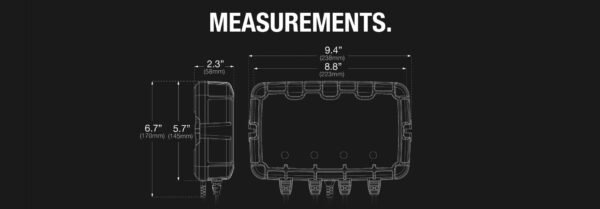 GENIUS2X4 6V/12V 4-Bank, 8-Amp Smart Battery Charger | NOCO - Image 2