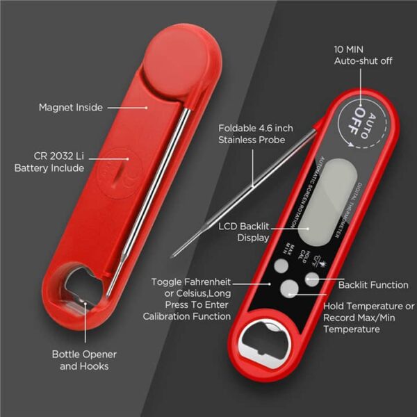 Lint Land's InstaTemp Thermometer with Magnet - Image 4