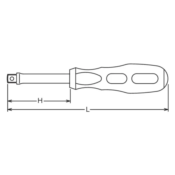 3/8 Sq. Dr. Spinner Handle Length 160mm | Koken - Image 2