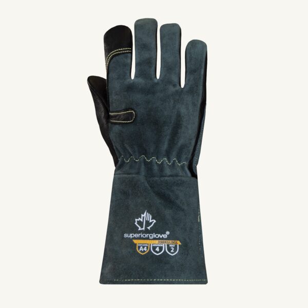 Slim-fit MIG welding gloves designed for better comfort plus protection from material handling hazards