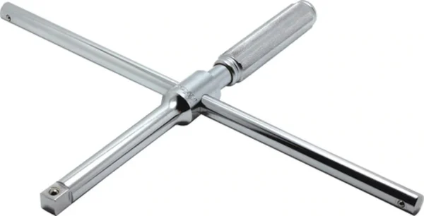 T Handle 1/2 Square Length 280 x 350mm Sliding Bar Free Turn Grip