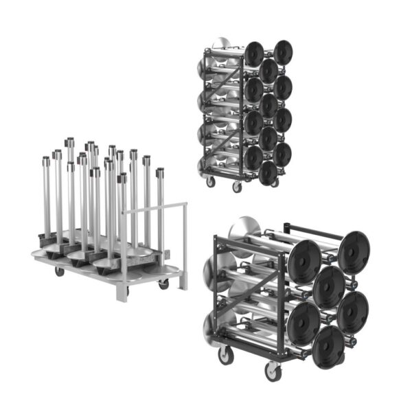 BELT Stanchion Carts.